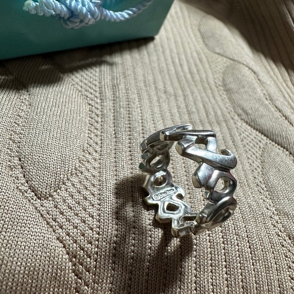 Tiffany & Co. Silver Ring with Box Paloma Picasso XOXO hugs and kisses - Picture 4 of 6